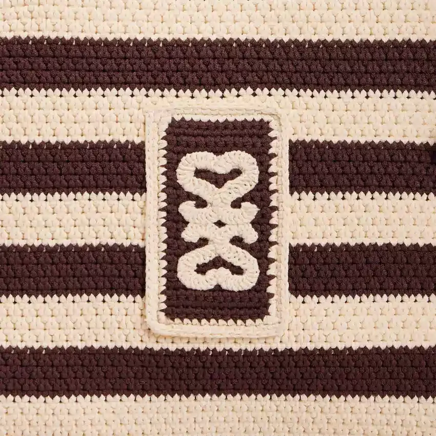 Striped crochet bag Striped crochet bag