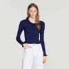 Striped knit cardigan Striped knit cardigan