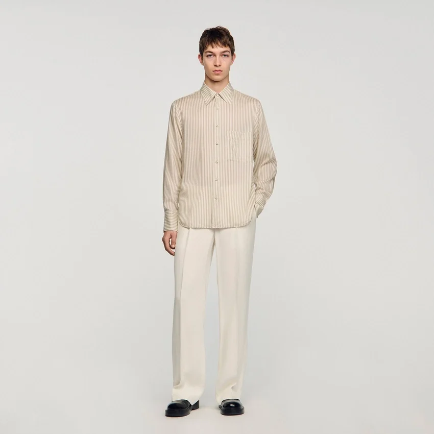 Striped loose-fit shirt Striped loose-fit shirt
