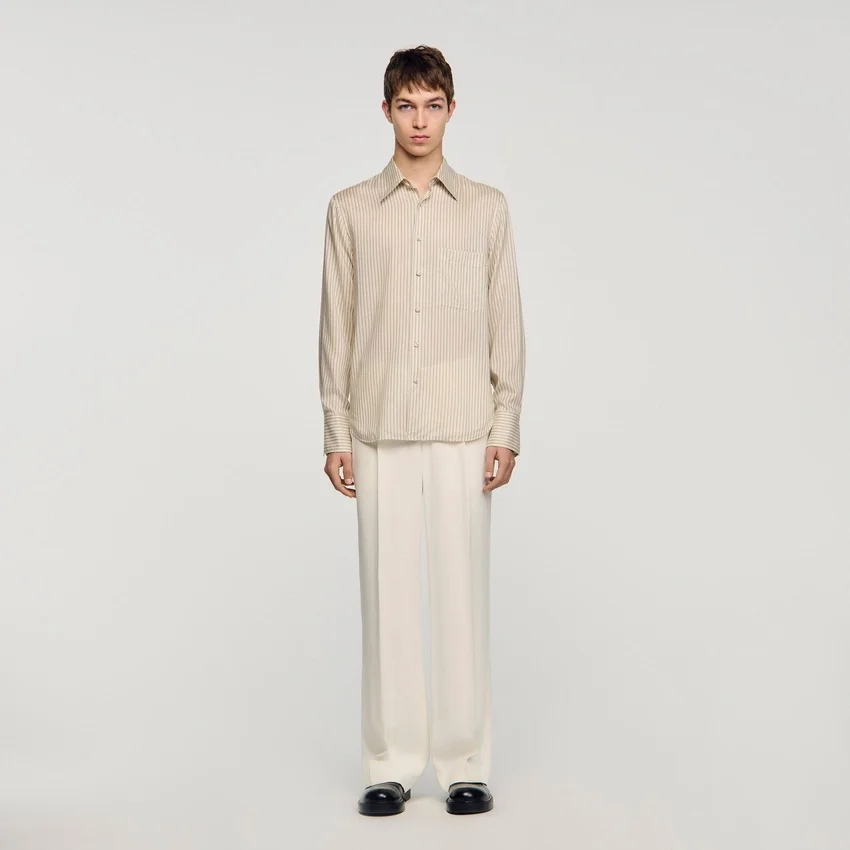 Striped loose-fit shirt Striped loose-fit shirt