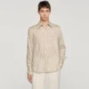 Striped loose-fit shirt Striped loose-fit shirt
