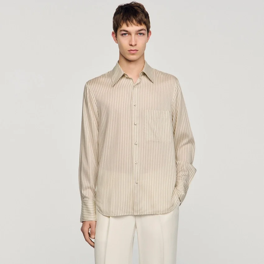 Striped loose-fit shirt Striped loose-fit shirt
