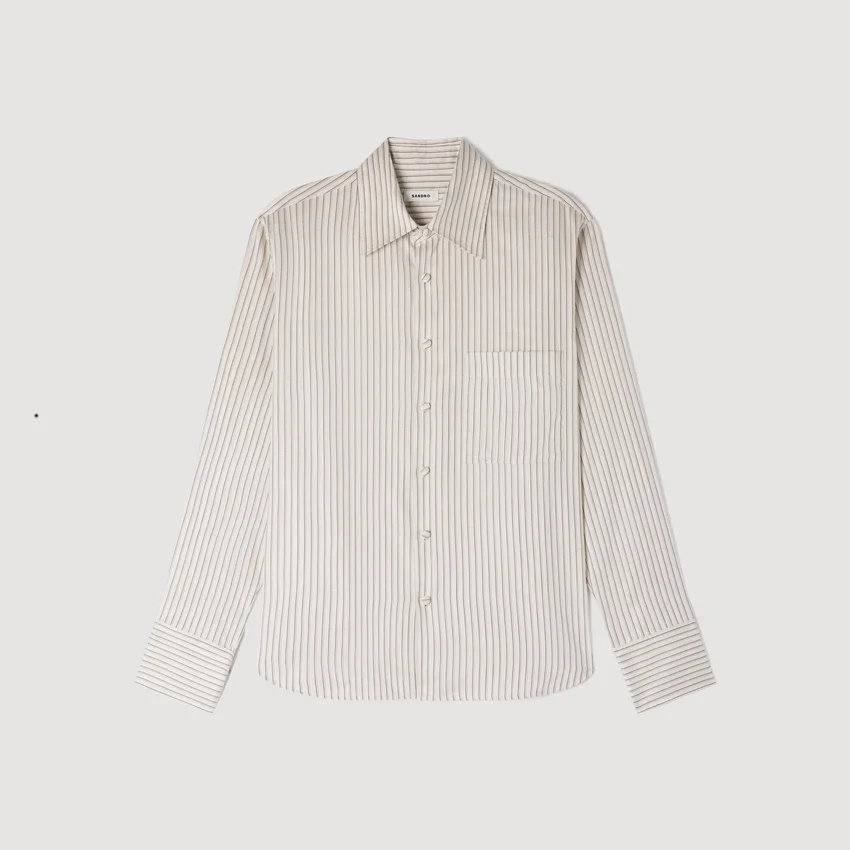 Striped loose-fit shirt Striped loose-fit shirt