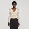 Striped ribbed cardigan Striped ribbed cardigan