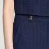 Striped sequin skort Striped sequin skort