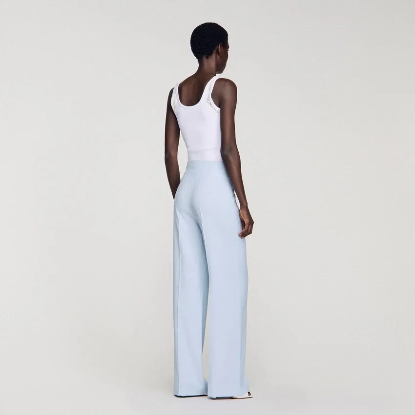 Striped sequin trousers Striped sequin trousers