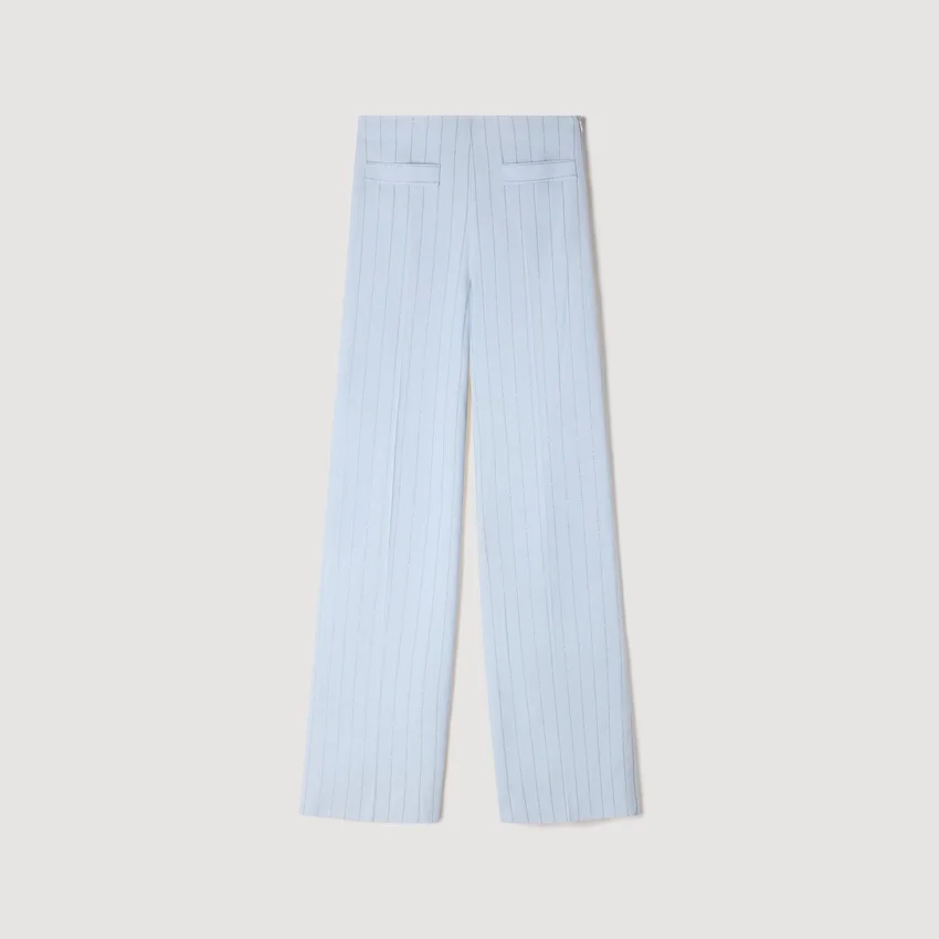 Striped sequin trousers Striped sequin trousers