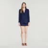 Striped sequinned suit jacket Striped sequinned suit jacket