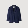 Striped sequinned suit jacket Striped sequinned suit jacket