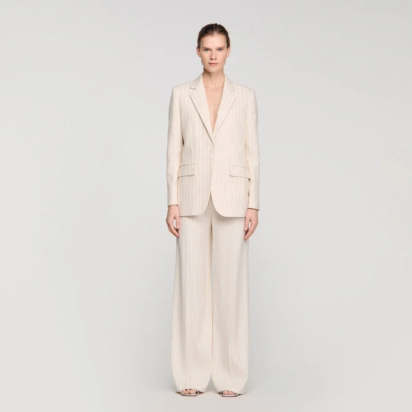 Striped tailored jacket Striped tailored jacket