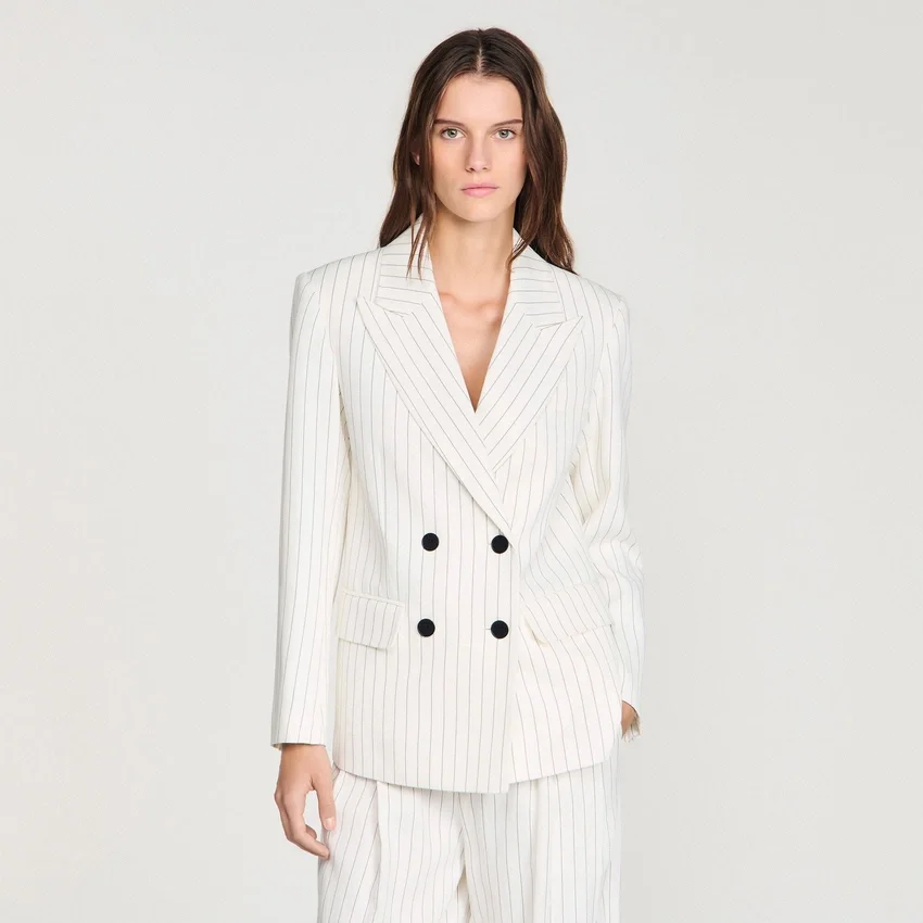 Striped tailored jacket Striped tailored jacket