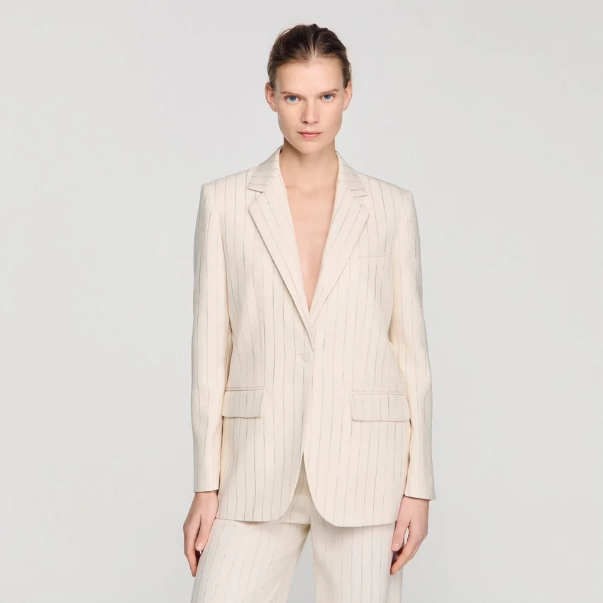 Striped tailored jacket Striped tailored jacket