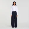 Striped wide-leg trousers Striped wide-leg trousers