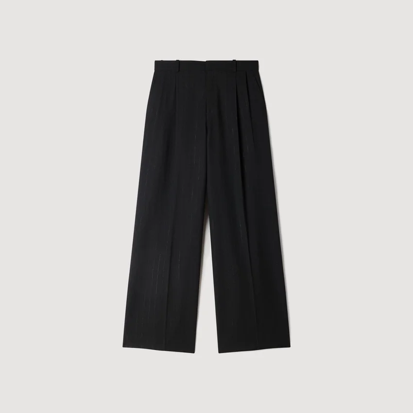 Striped wide-leg trousers Striped wide-leg trousers