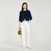 Striped wool and cashmere cardigan Striped wool and cashmere cardigan