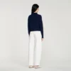 Striped wool and cashmere cardigan Striped wool and cashmere cardigan