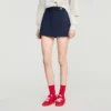 Striped wool skort Striped wool skort