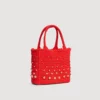 Studded crochet bag Studded crochet bag