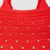 Studded crochet bag Studded crochet bag