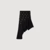 Studded knit skirt
