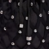 Studded net mesh bag
