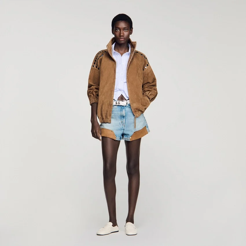 Studded suede jacket Studded suede jacket