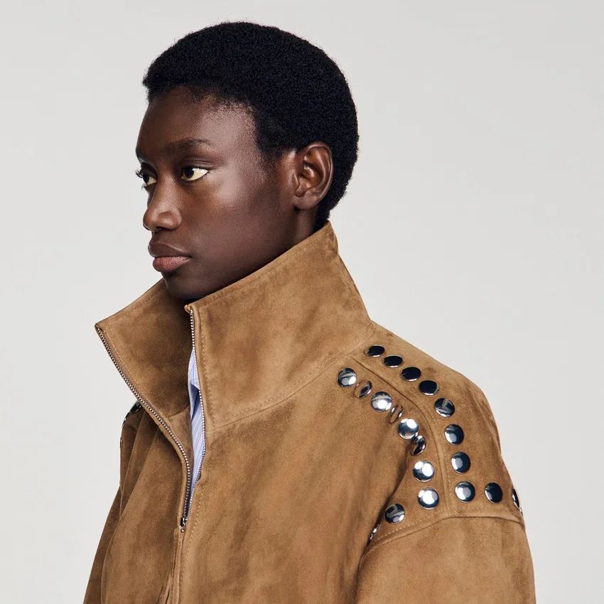 Studded suede jacket Studded suede jacket