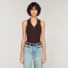 Suede belt with rivets