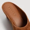 Suede wedge sandals
