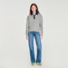 Sweater with denim collar Sweater with denim collar