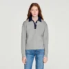 Sweater with denim collar Sweater with denim collar