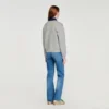 Sweater with denim collar Sweater with denim collar