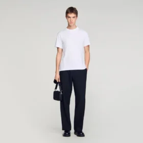 T-shirt with double S patch