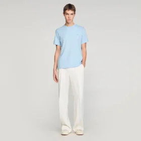 T-shirt with double S patch