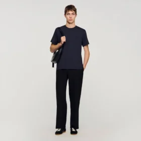 T-shirt with double S patch T-shirt with double S patch