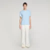 T-shirt with double S patch T-shirt with double S patch