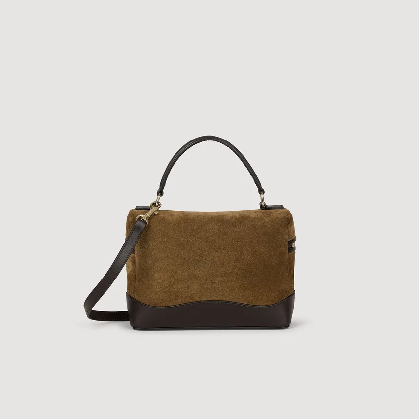 TANGOLINO leather and suede vanity bag TANGOLINO leather and suede vanity bag
