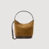 TANGOSO suede and leather bucket bag TANGOSO suede and leather bucket bag