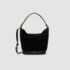 TANGOSO suede and leather bucket bag TANGOSO suede and leather bucket bag