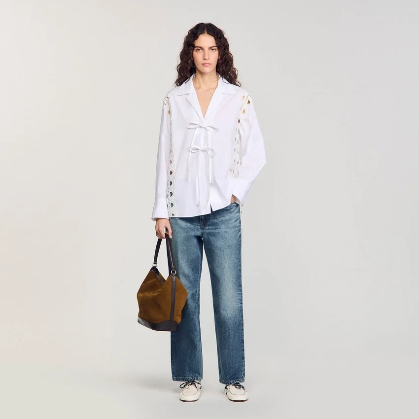 TANGOSO suede and leather bucket bag TANGOSO suede and leather bucket bag
