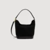 TANGOSO suede and leather bucket bag TANGOSO suede and leather bucket bag