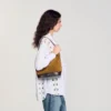 TANGOSO suede and leather bucket bag TANGOSO suede and leather bucket bag