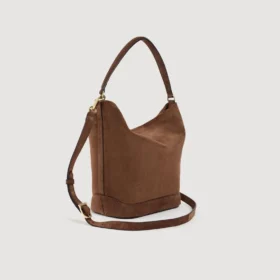 TANGOSO suede bucket bag