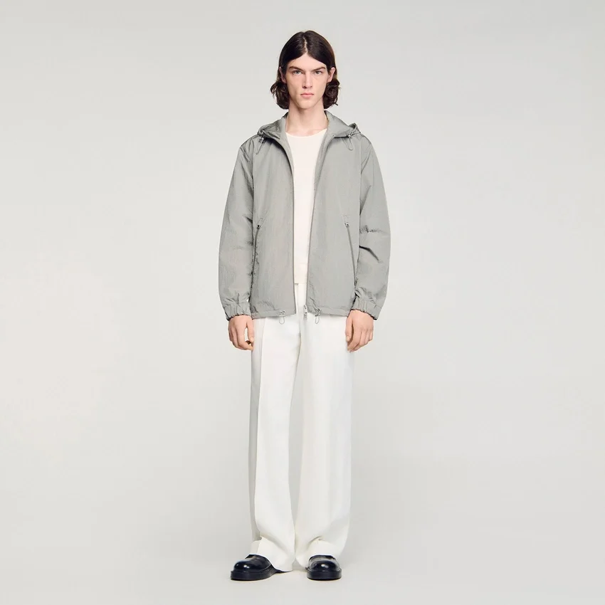 Technical hooded zip-up jacket Technical hooded zip-up jacket