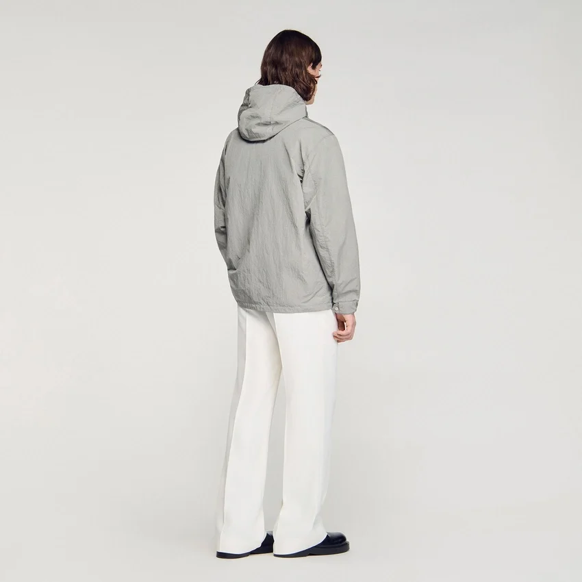 Technical hooded zip-up jacket Technical hooded zip-up jacket