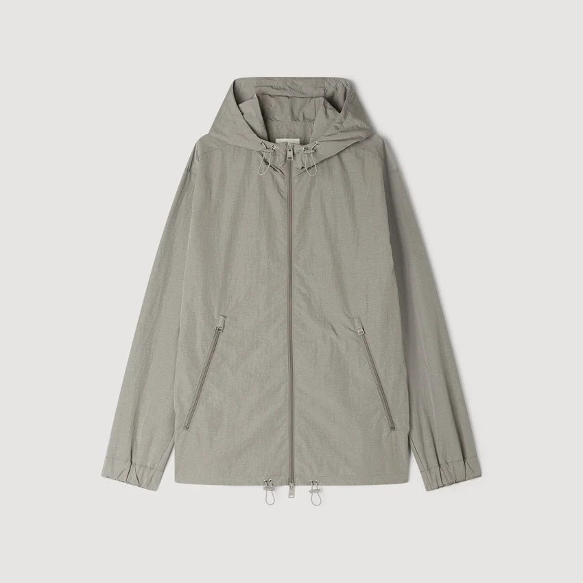 Technical hooded zip-up jacket Technical hooded zip-up jacket