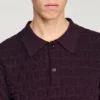 Terry knit polo shirt Terry knit polo shirt