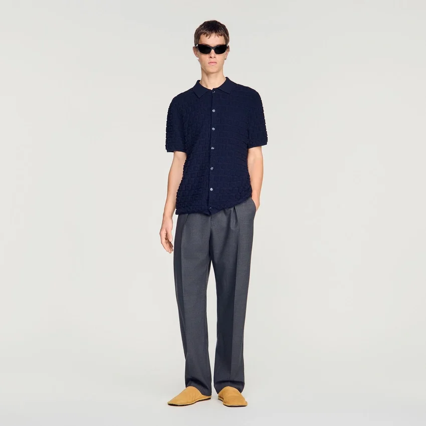 Terry knit shirt Terry knit shirt