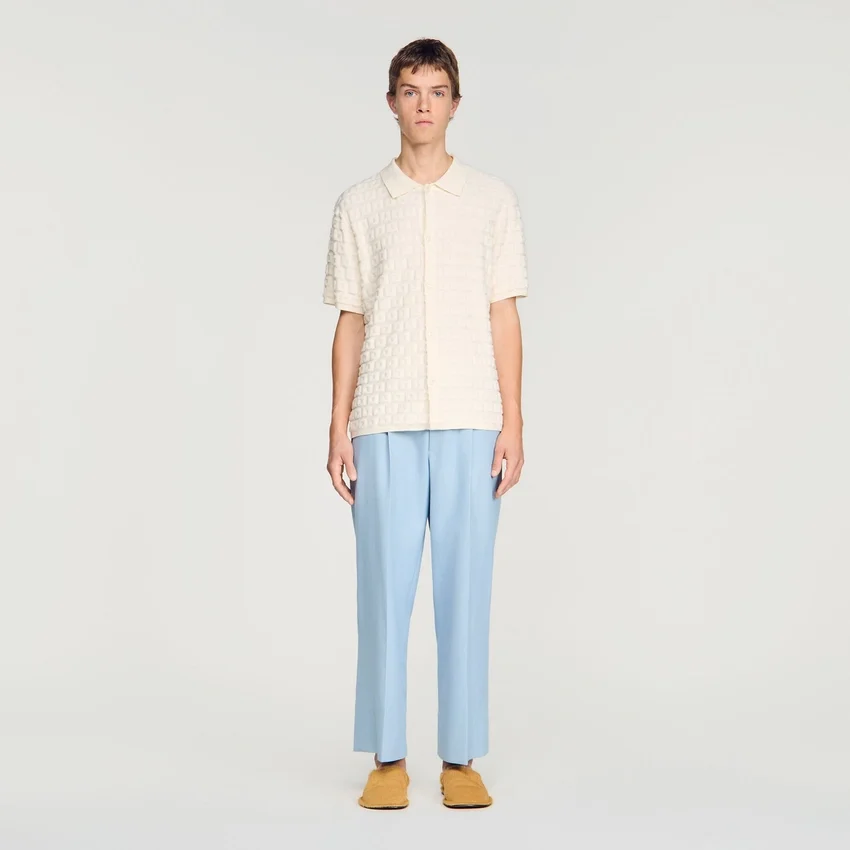 Terry knit shirt Terry knit shirt