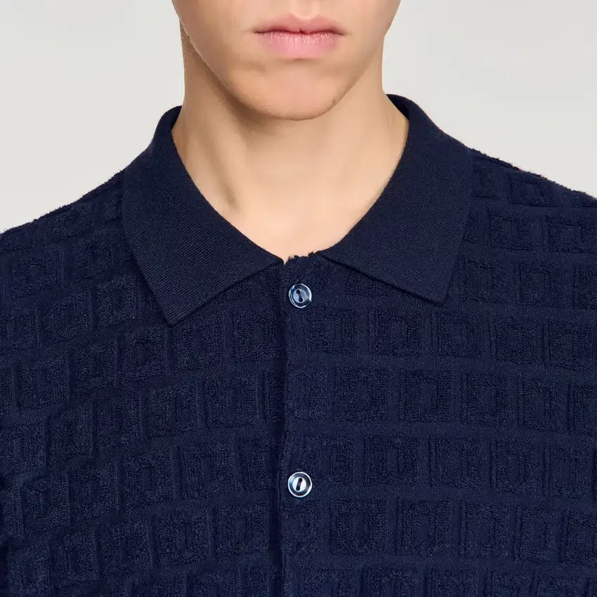 Terry knit shirt Terry knit shirt